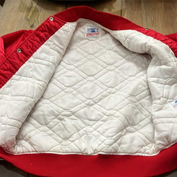 Starter Vintage 80’s Satin University of Maryland Jacket - Picture 5 of 10